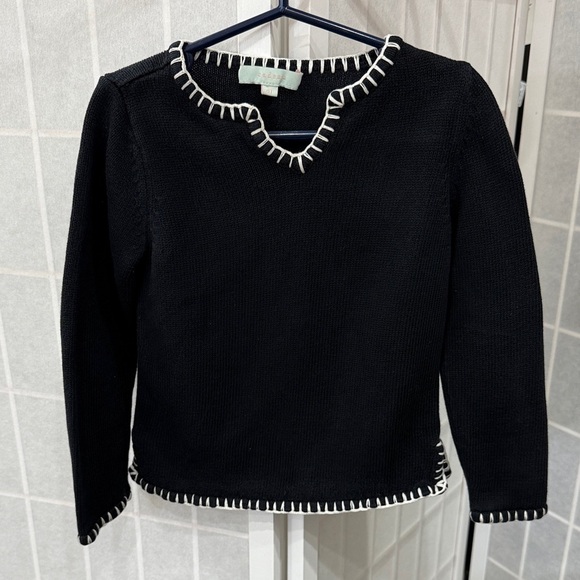 cadeau baby Other - Cadeau Black Sweaterwith White Trim Size 4T